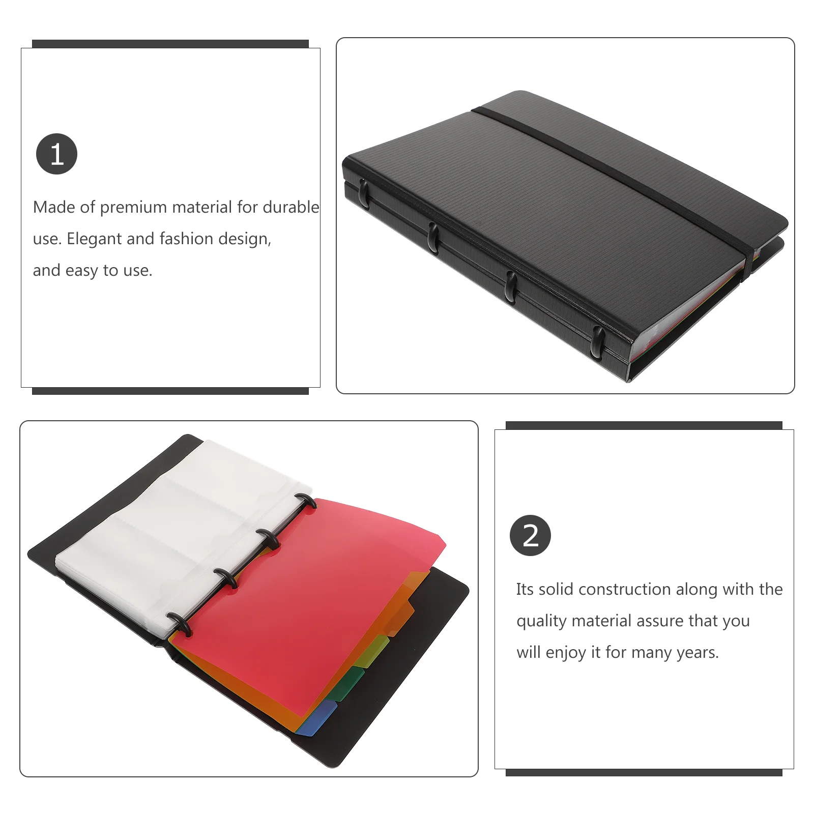

1pc Premium Business Card Holder Case Organizer for Credit Name Cards Desktop Portable Elegant Design Cards Holder