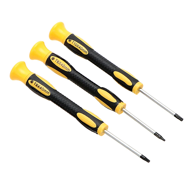 8 buah/set Obeng Torx T8 T6 T10 H35 untuk Xbox One Xbox 360 PS3 PS4 Kit alat perbaikan obeng alat pembuka