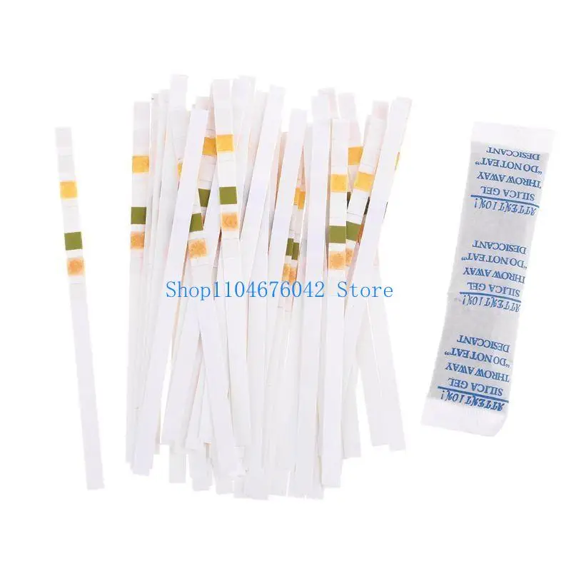 652F 50x Multifunctional Test Strips 7 in 1 Water Quality Test Alkalinity Hardness Chlorine for Fish for Tank Aquarium