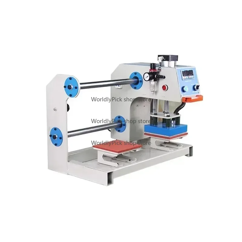 Теплопередающая печать Пневматическая гладильная машина для печати этикеток, горячее тиснение