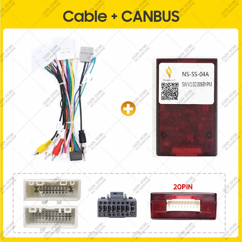 Cablaggio CANBUS 16 PIN Per Nissan: Compatibile Con Qashqai, X-Trail, Teana E Altri, Supporta BOSE E 360° Camera!
