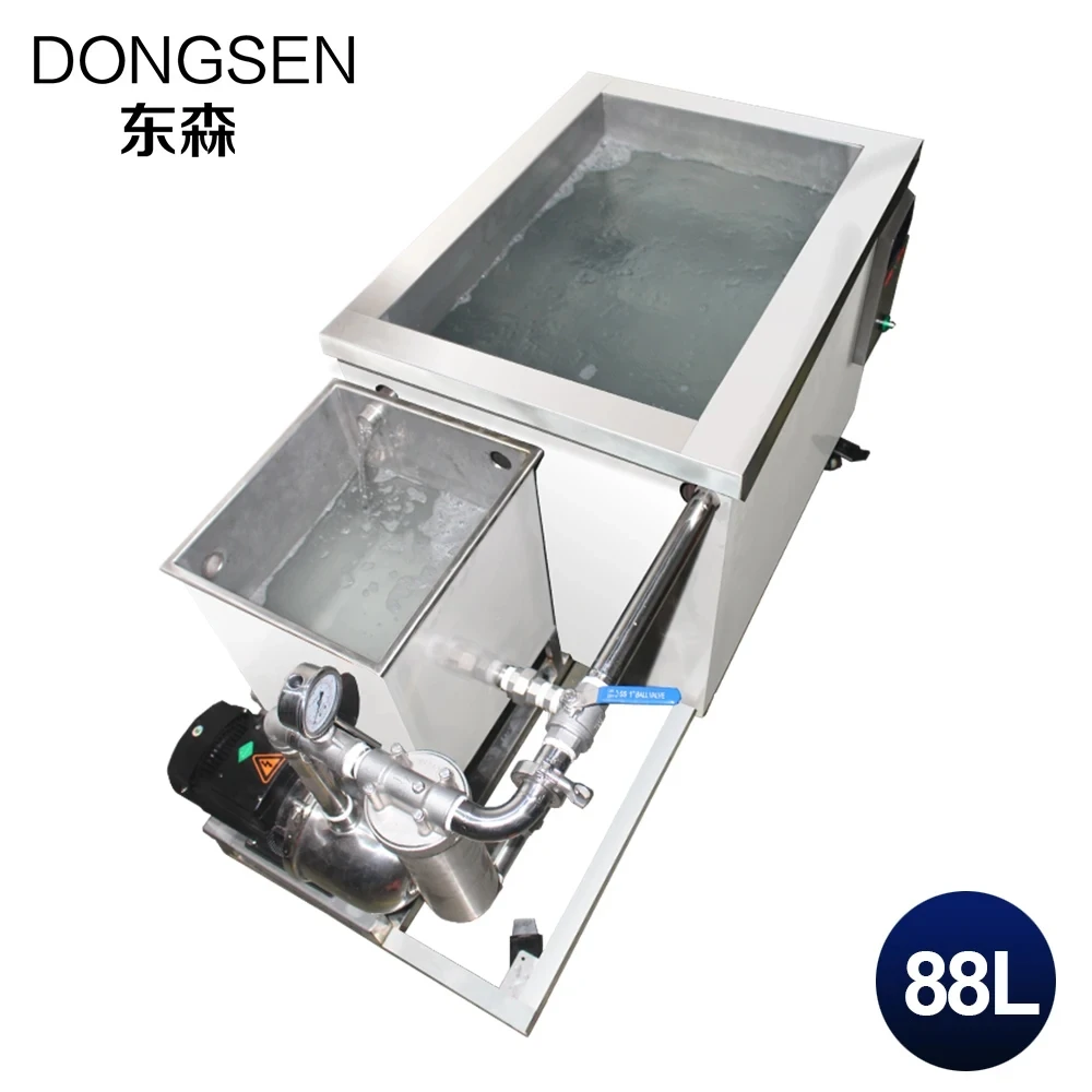 Industrial ultrasonic cleaning machine Hardware machinery parts oil removal rust removal wax filter cycle cleaning 38L 600W