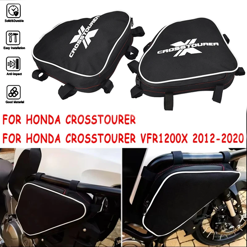 

For Honda VFR1200X Crosstourer 12 - 20 NEW Motorcycle Frame Crash Bars Waterproof Original Bumper Repair Tool Placement Bag