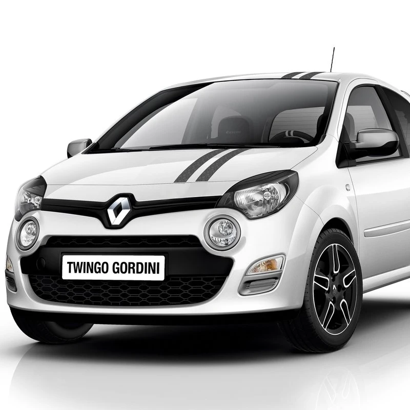 3Pcs Car Hood Bonnet Strips Stickers For Renault Twingo Gordini CLIO Vinyl Film Rear Door Decals DIY Tuning Accessories