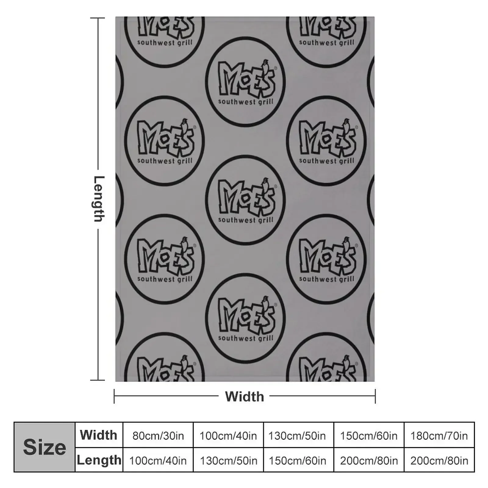 Moe's (Southwest Grill) Throw Blanket decorative Blankets For Sofas Soft Big Furrys Flannels Multi-Purpose Blankets
