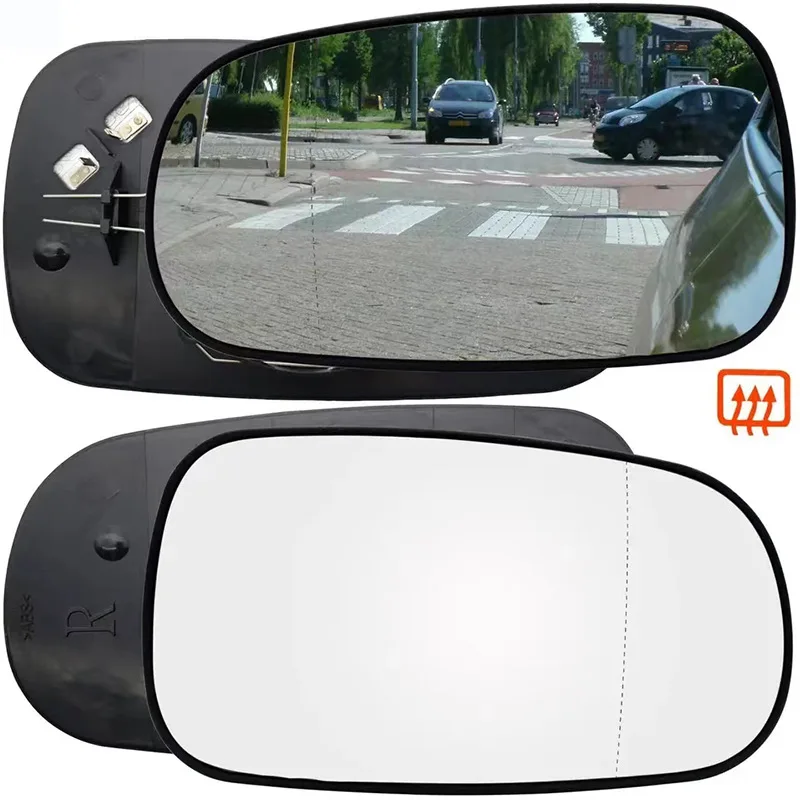 

Heated rearview mirror glass for the left and right rearview mirrors of the 03-12 Saab 93 95 9-3 9-5 car