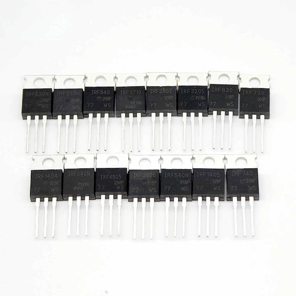 5/10PCS IR Mosfet Transistor IRF1010E IRF1404 IRF1405 IRF2807 IRF3205 IRF3808 IRF4905 IRF6218 IRF9520N IRF9540 TO-220 package