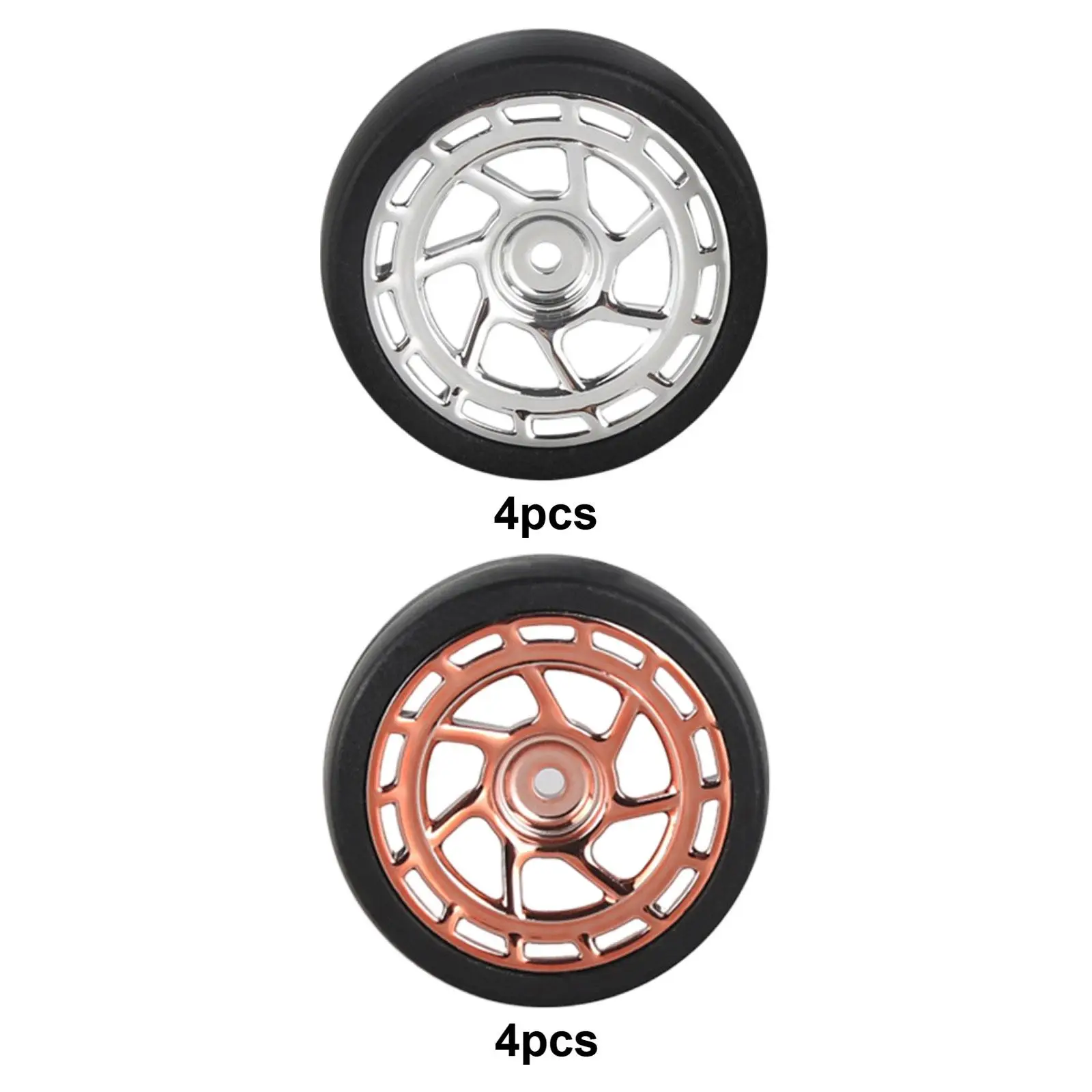 4 Pieces RC Car Drift Tires Wear Resistance 31mm Diameter Replacements for 1:18 RC Electric Drift Truck Accessories Spare Parts