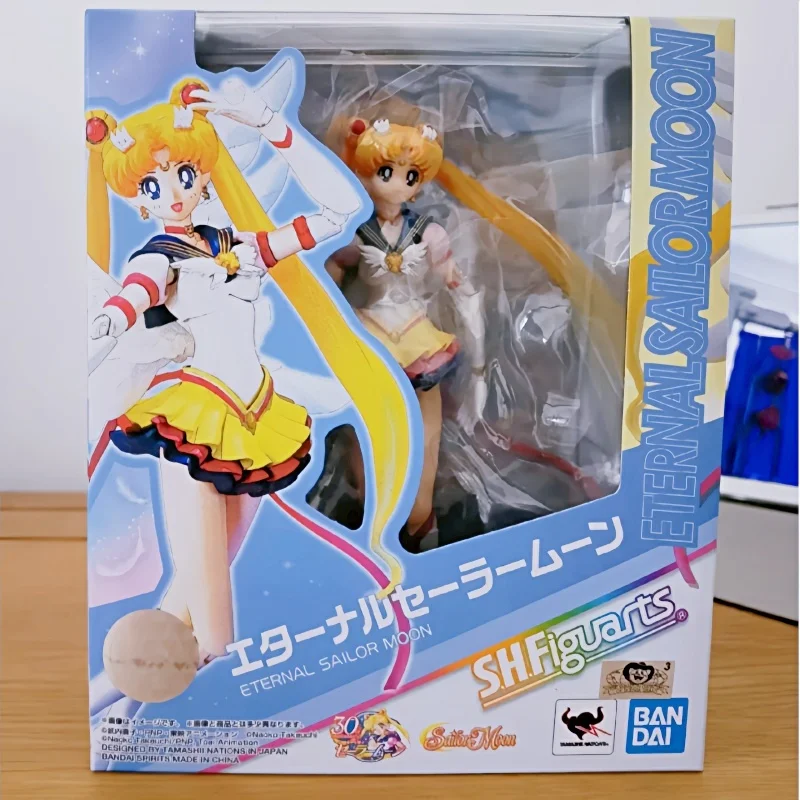 

Original Anime Shf Eternal Sailor Moon Tsukino Usagi Princess Serenity Queen Serenity Pvc Action Figure Model Gift Toy