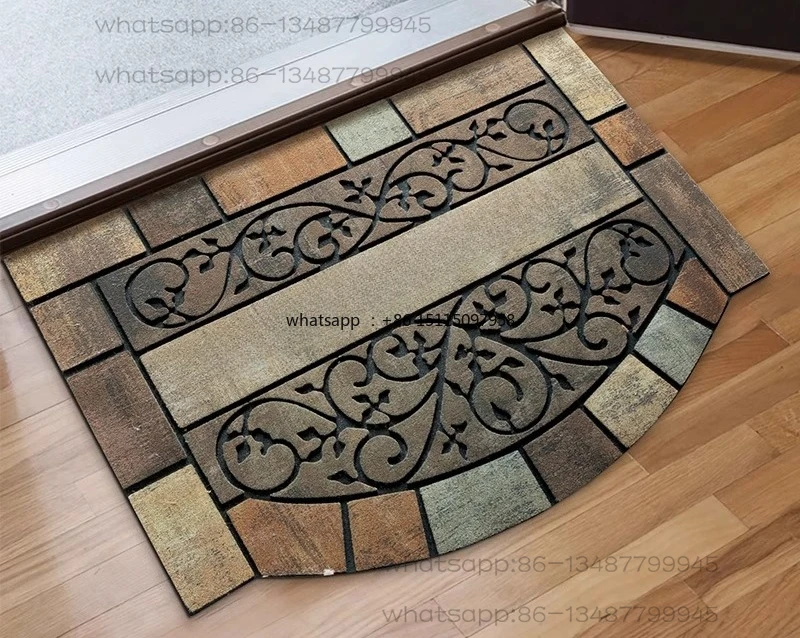 

Door floor mat Door entrance Restaurant Rubber carpet foyer entrance Non-slip absorbent foot pad