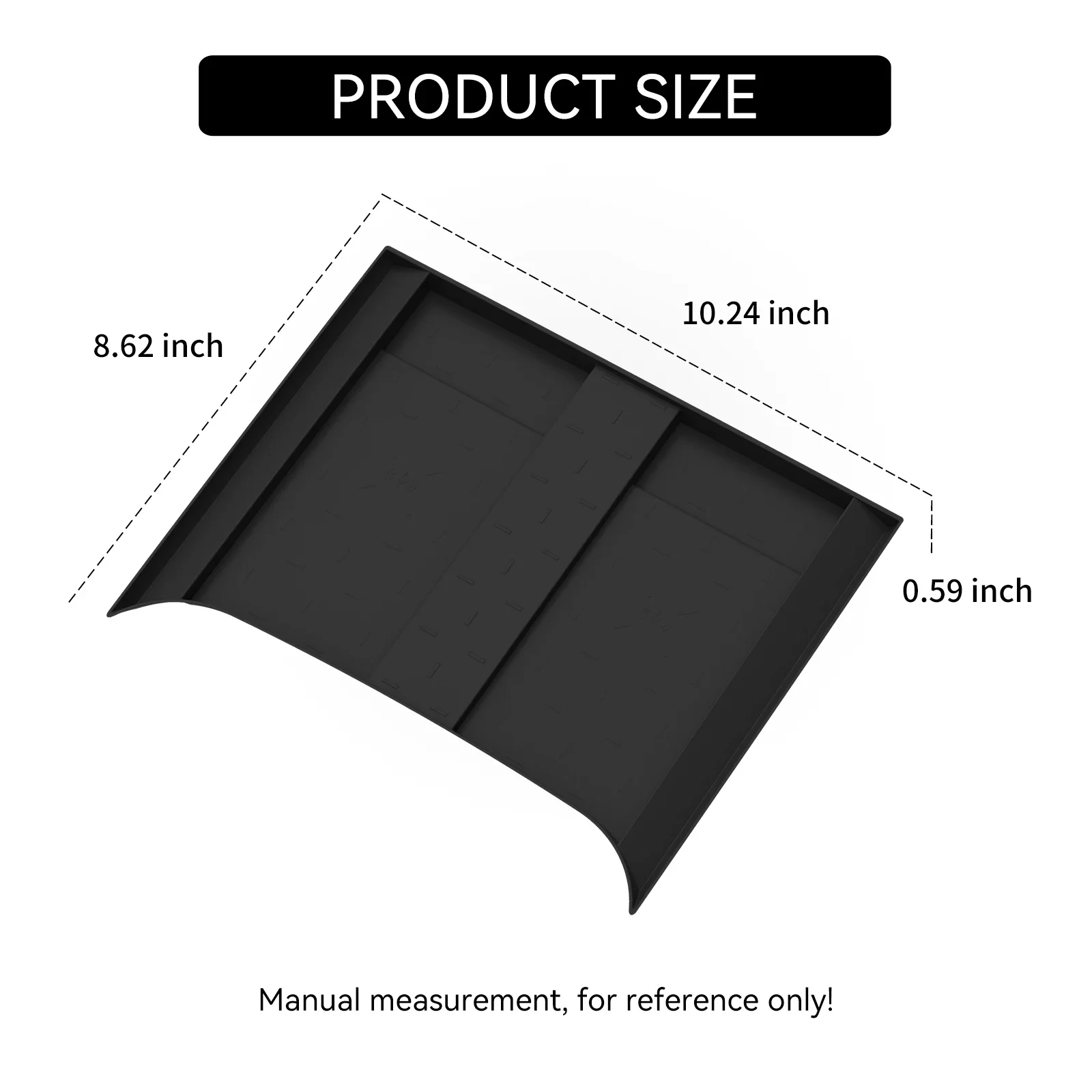 For Kia Telluride 2027+ (2nd Gen) Car Anti Dirt Pad Silicone Mobile Wireless Charge Anti-Slip Mats Interior Accessiories Black