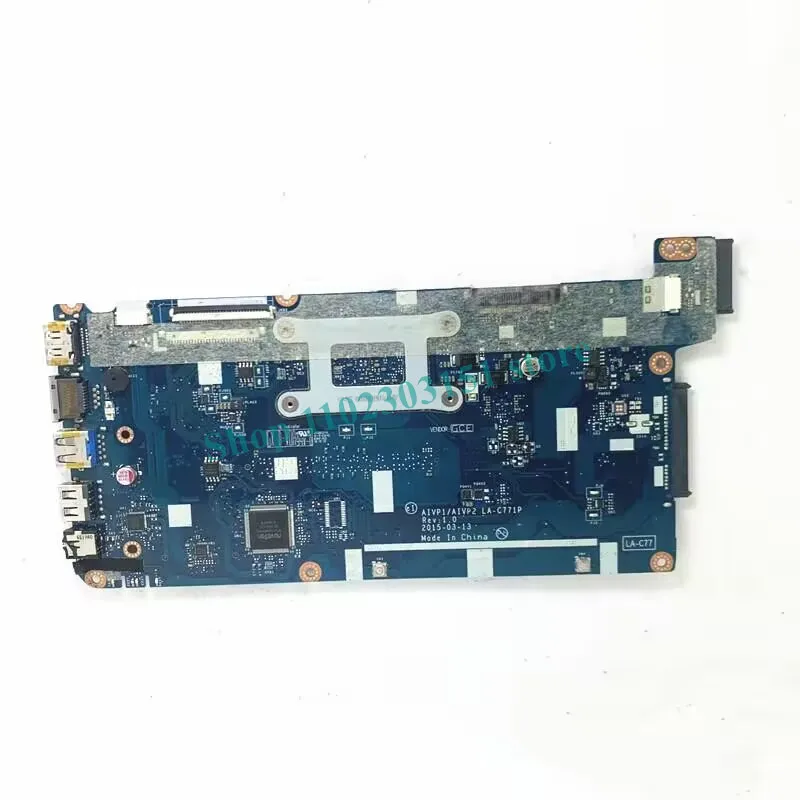 LA-C771P With SR1YW N3540 CPU Mainboard 5B20J30778 For Lenovo Ideapad 100-14IBY 100-15IBY Laptop Motherboard 100% Working Well