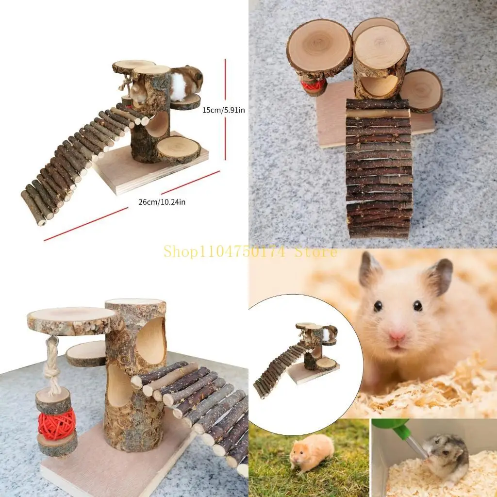 Escalera escalada para hámster, plataforma juguete que proporciona espacio seguro y emocionante para hámster, venta