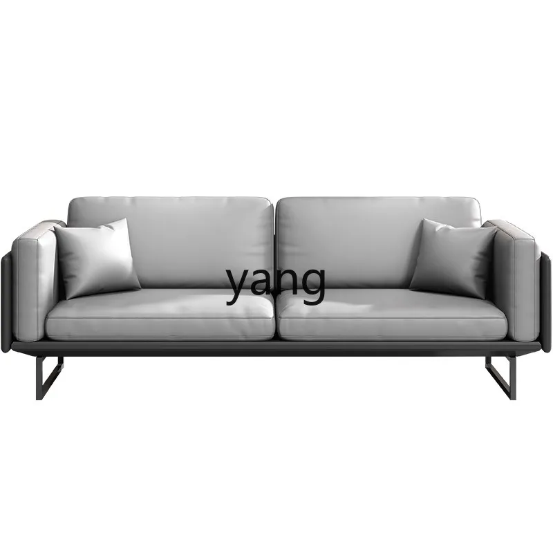 LH minimalist sofa sitting area leisure small sofa three-person reception