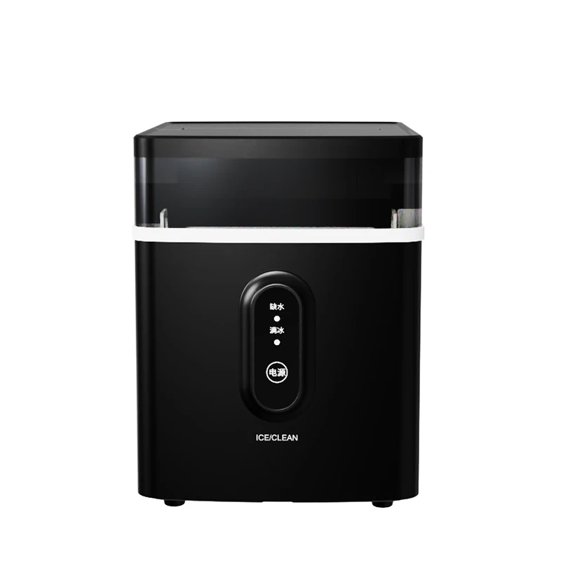 Popular Electric Countertop Ice Maker 120W Cube Ice 15kg/Day 6 Mins Quick Cycle Portable Plastic Household
