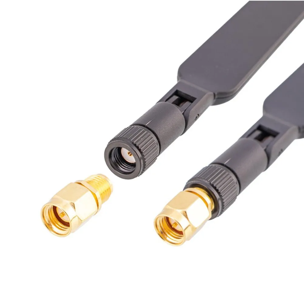 High Gain 915MHz Vertical Polarization Antenna for Indoor MiningWAN Helium RP SMA Connector Black Rubber Sleeve