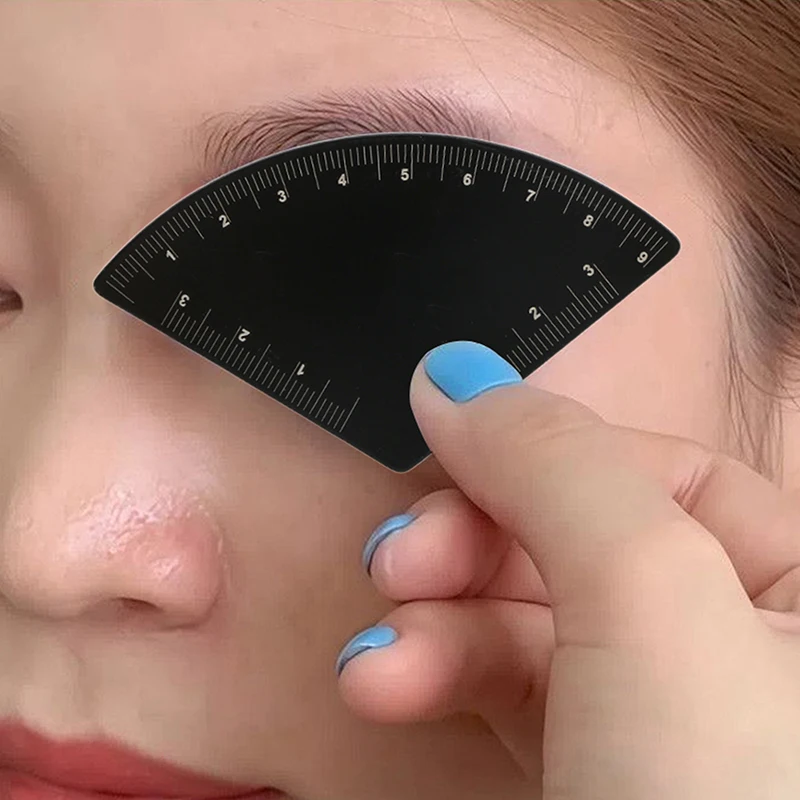 Fast Drawing Aluminum Alloy Eyebrow Design Ruler Microblading Mapping Tool Shaping Permanent Makeup Drawing Guide Ruler Tattoo
