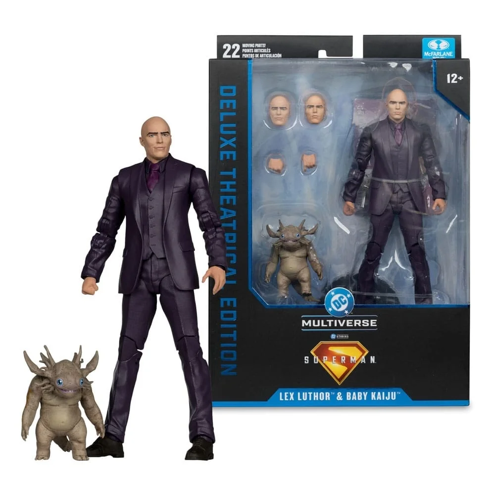 

McFarlane Toys DC Multiverse Superman 2025 Lex Luthor with Baby Kaiju Deluxe Theatrical Edition 7" Action Figure Model Doll Gift