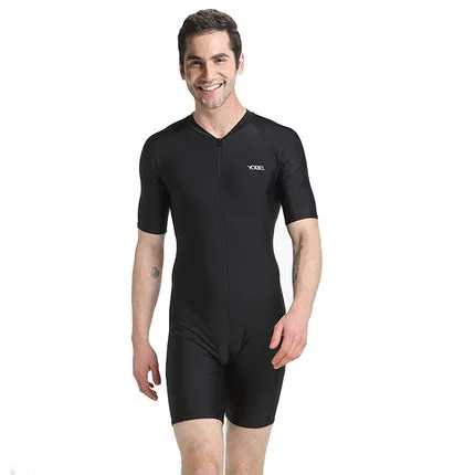 Men Women One Piece Short Sleeve Rash Guard Water Sport Wetsuit Spearfishing Diving Suit Surfing Swimwear Beach Wear Body Suits