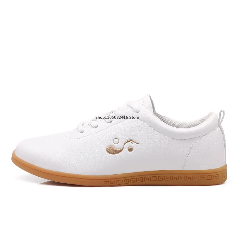 Kung Fu Tai Chi Shoes Martial Art Shoes Sneakers Soft Cowhide Breathable Comfortable
