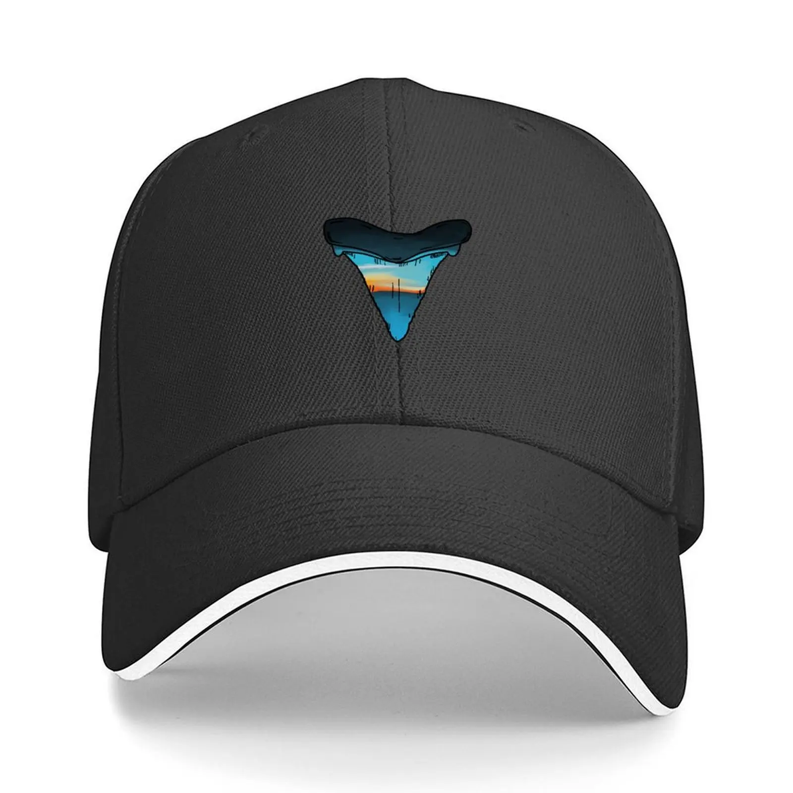 

Shark tooth sunrise Baseball Cap Designer Hat Custom Cap designer cap Dropshipping Women's Golf Wear Men's