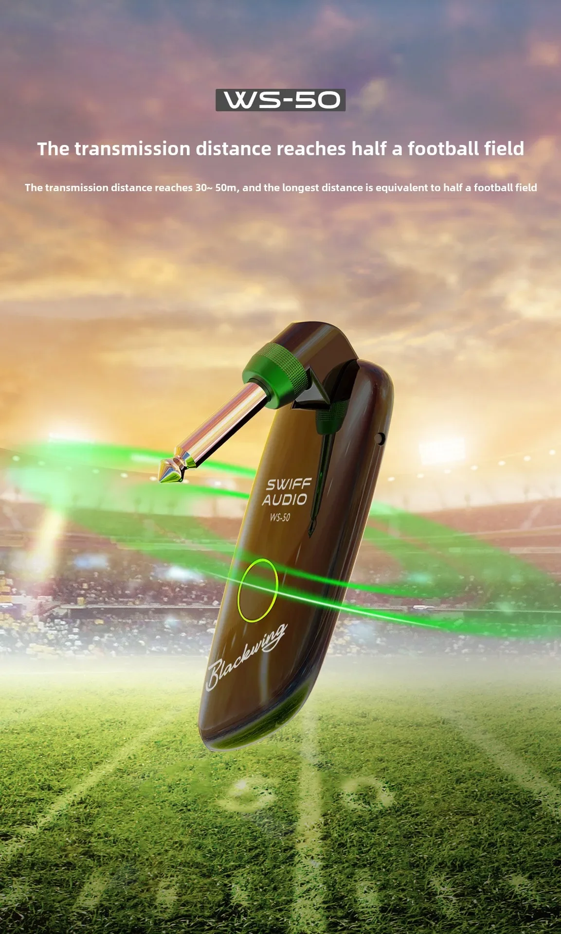 Trasmettitore ricevitore inalámbrico, transmisor de audio, soplete eléctrico, sistema de transmisión de guitarra elétrica