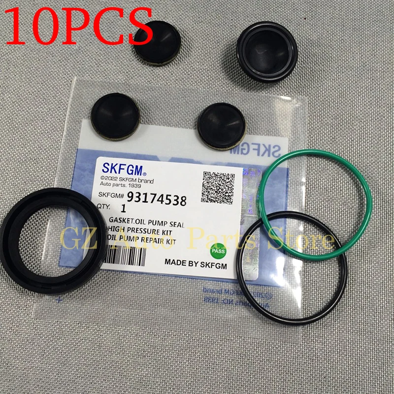 

10PCS High Pressure Fuel Pump Repair Kit Oil Seal For Opel Vectra Astra Signum 93174538 815049 24465785