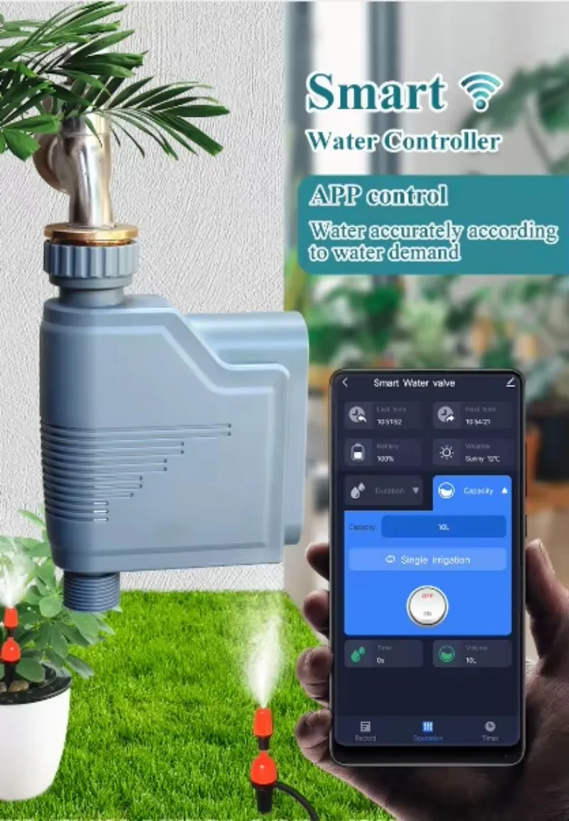 Smart Water Valve Smart Life APP Remote Control Automatic Irrigation Controller IP66 Waterproof Suitable Fast Delivery