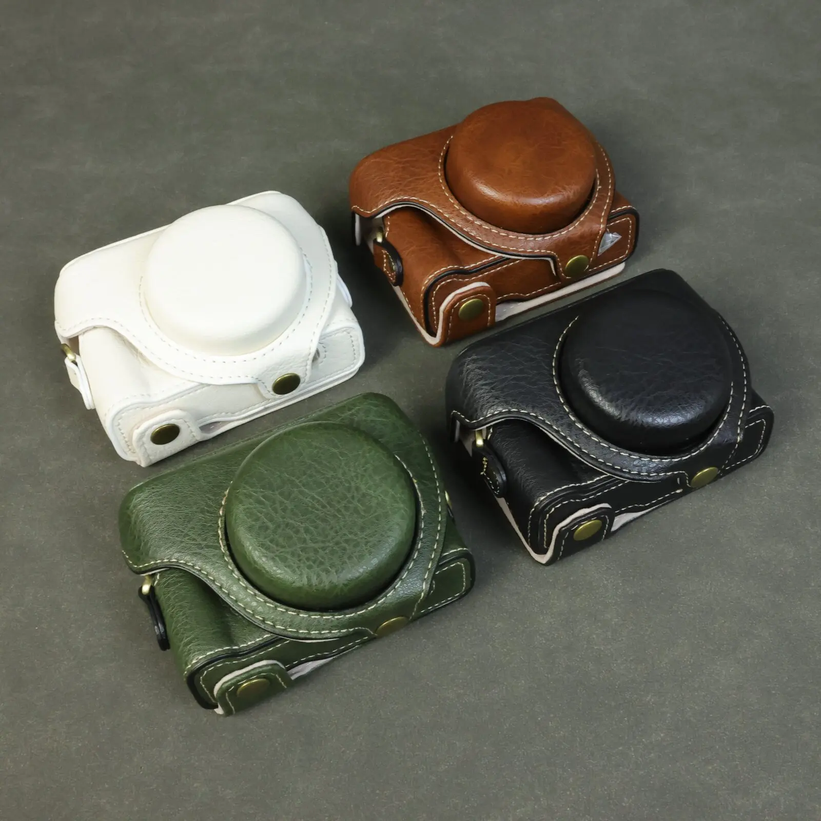 HQ Leather case For Sony ZV-1 Mark II ZV-1F Camera Bag Grip strap
