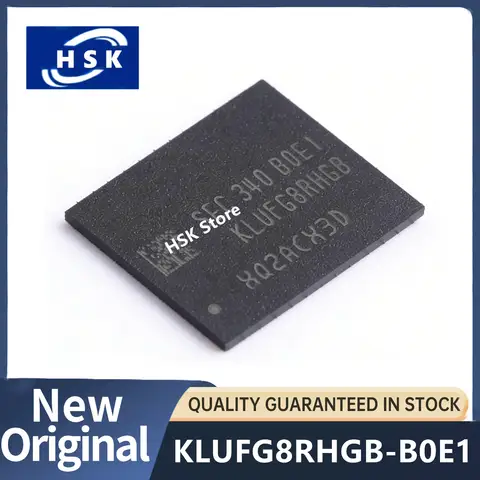 (1Prices）100% New Original KLUFG8RHGB-B0E1 UFS 3.1 512GB Flash memory BGA153