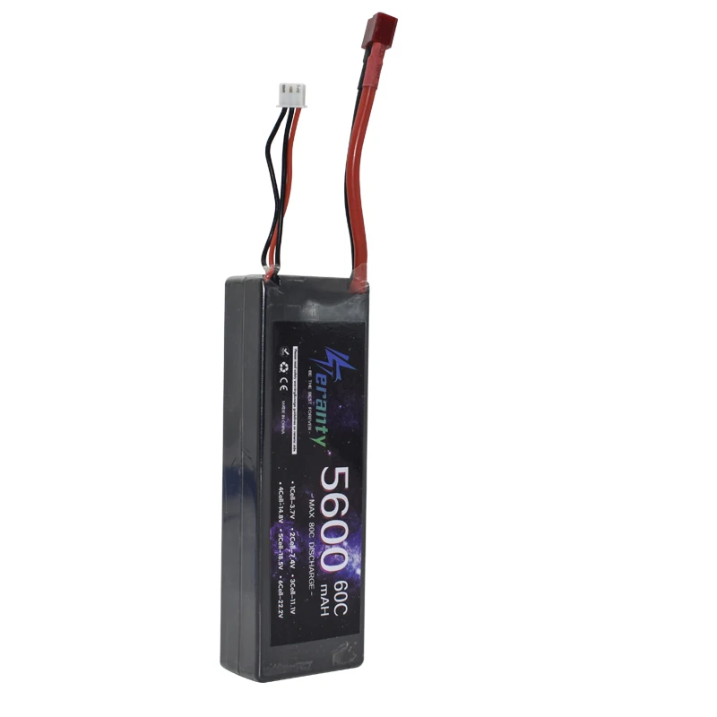 TERANTY 2s 7.4 فولت 5600 مللي أمبير 60C يبو بطارية غطاء واقٍ مزخرف لهاتف آيفون متوافق مع RC سيارة Losi TR مائل عربات التي تجرها الدواب مع بطارية T XT60 XT90 TAMIYA 7.4 فولت