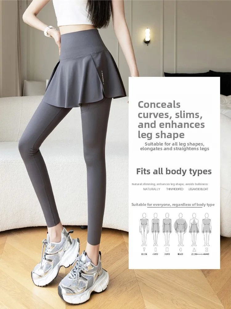 plus Size Women's Yoga Pants with kets Fce Lined ark Skin Design High Waist Long Trousers Casual Faion plus Size