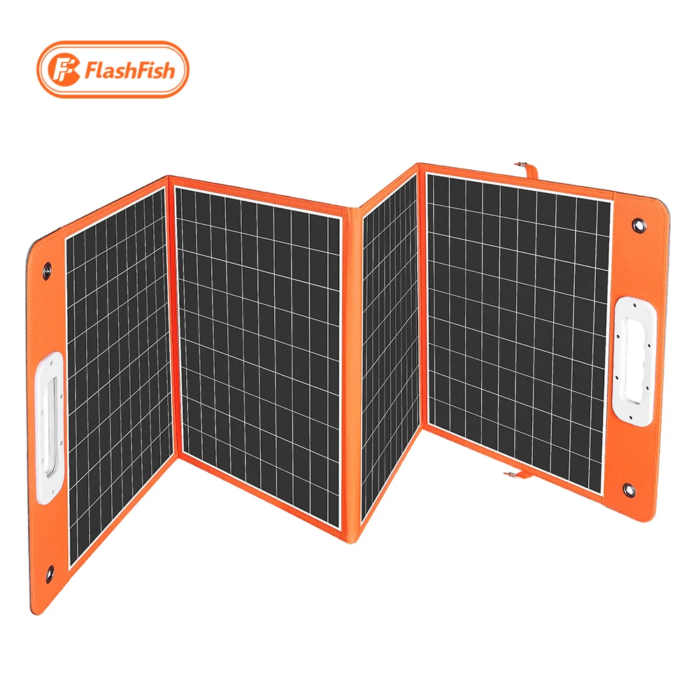 

Cheap 18v 100 Watt Foldable Monocrystalline Solar Cell Panel USB Mobile Waterproof Fold Out Lightweight Portable Solar Panels