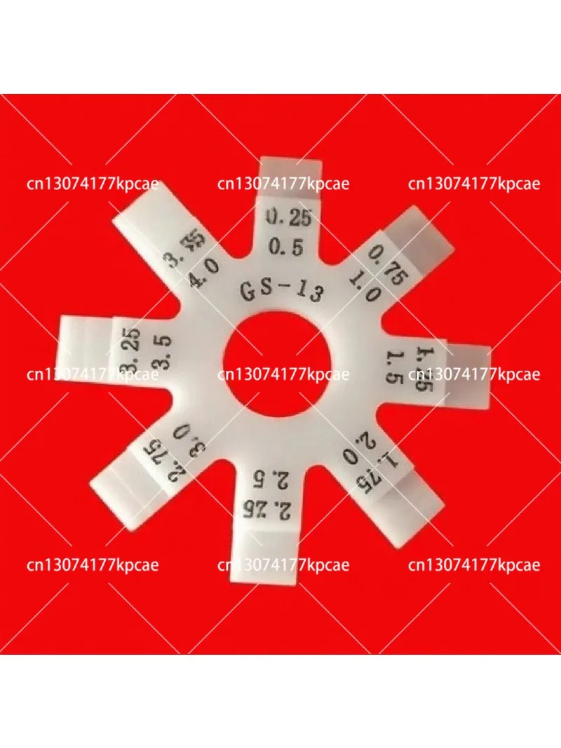 Suitable for automotive industry measuring tools, plug gauges, disc star shaped octagonal gap gauges, 0.5-8mm, 1-8.5