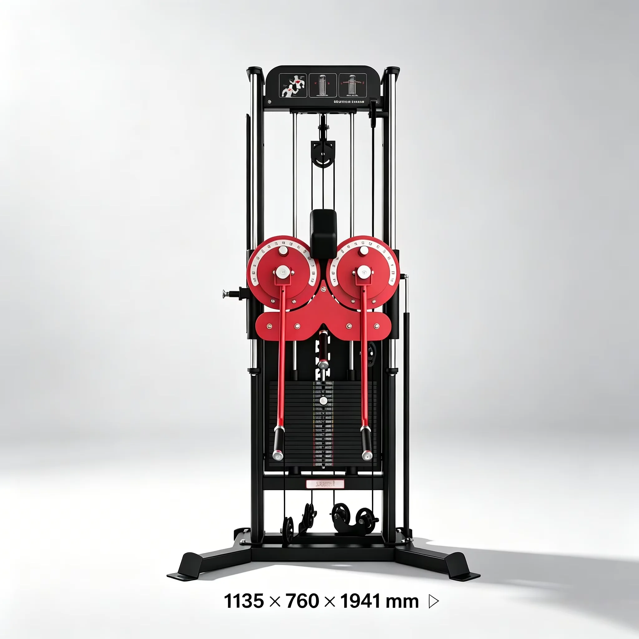 Commercial Gym Fitness Equipment Multi Functional Standing Shoulder Trainer Lateral Raise Pec Fly Machine for Gym