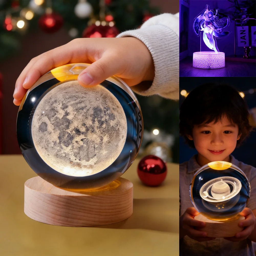 6Cm 3D Crystal Ball…