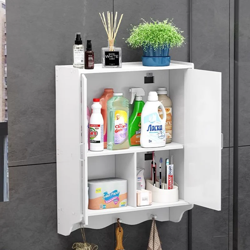 

Storage Perfume Cupboard Organizer Toilet Wall Shelves Medicine Bathroom Cabinet Disinfecting Luxury Gabinete Room Furniture