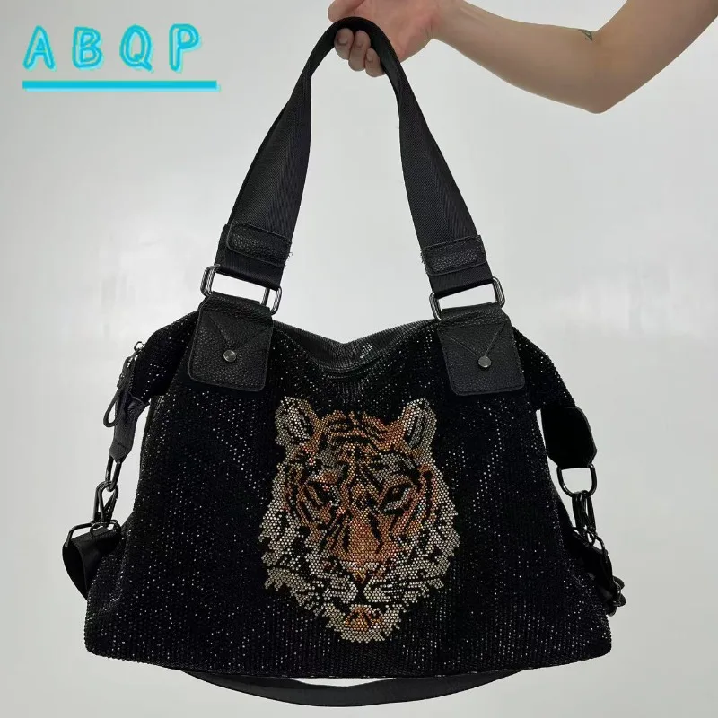 New Women's Diamond Handbag Luxury Brand Diamond Women's Shoulder Crossbody Bag Large Capacity Fashion Women's Bag High Quality