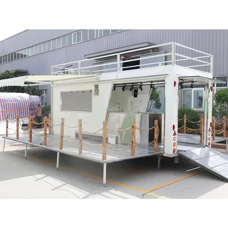 Mobile Kitchen Catering Food Trailer with Full Kitchen Fully Equipped