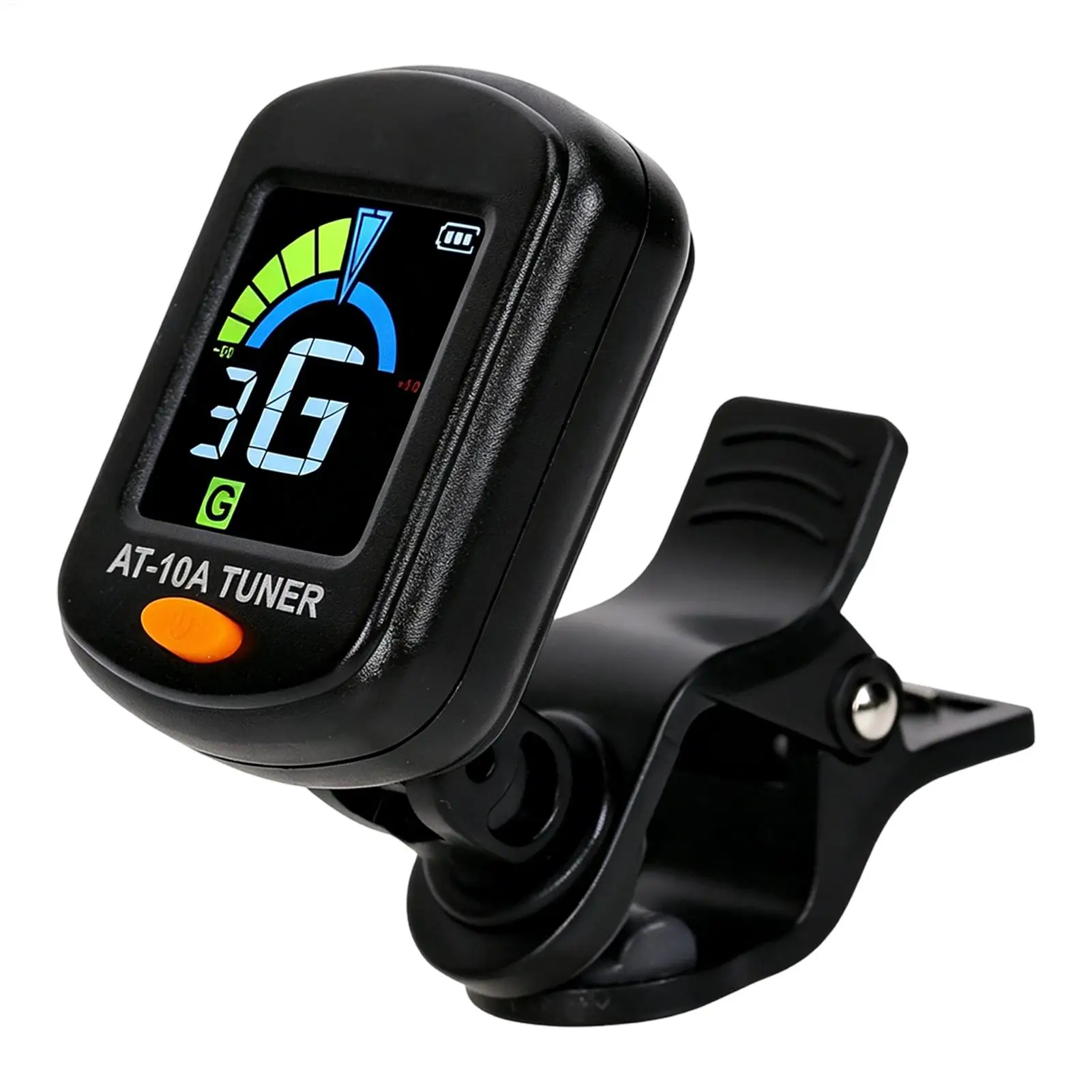 

Guitar Tuner Clip Design Music Instrument Tool 360 Degree Rotating Guitar Tuner Clip On for Music Performance Practice Stage