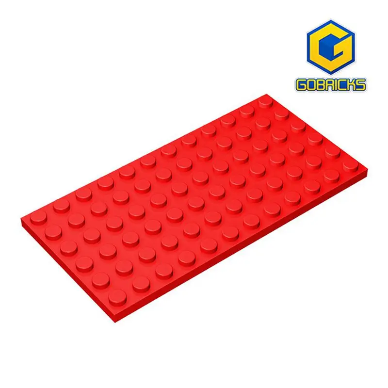 Gobricks GDS-526   Plate 6 x 12 compatible with lego 3028 pieces of children\'s DIY Educational Particles Moc Parts toy