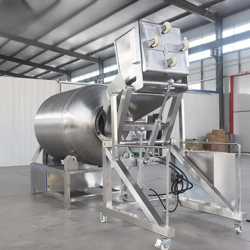 Commercial Vaccum Fish Pork Massager Meat Salt Vacuum Tumbler Marinator Chicken Marinating Machine for Sale