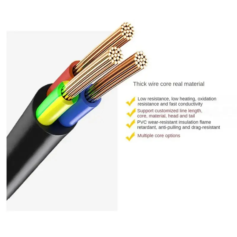 Vde Power Cord Safe Convenient And Versatile Clover Connector High Quality Vde Power Cord Durable And Long-lasting Power Cord