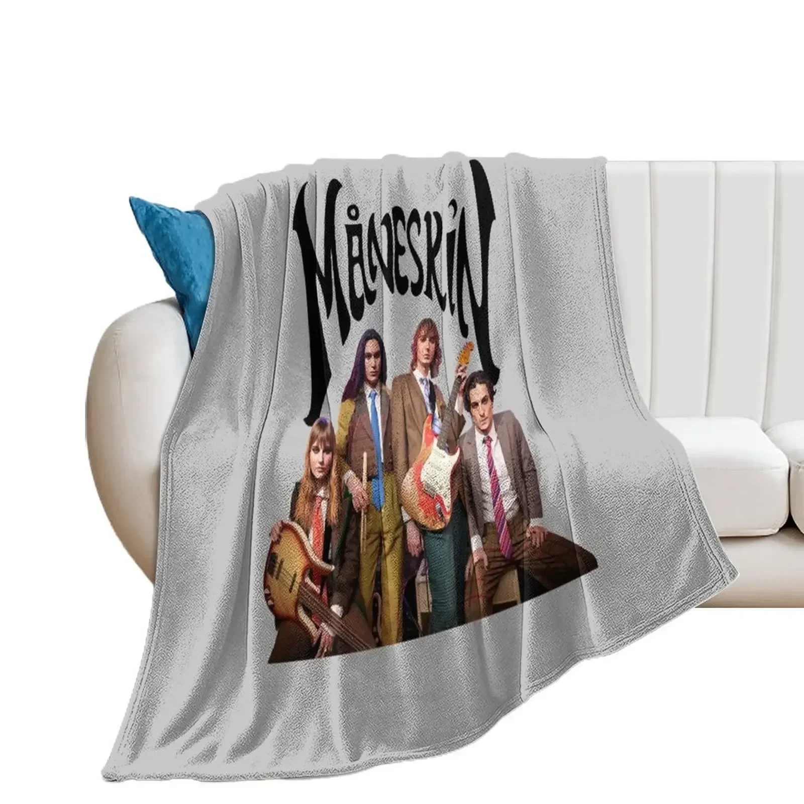 M?neskin rock band Maneskin 2 Throw Blanket Heavy warm for winter Decorative Throw Blankets