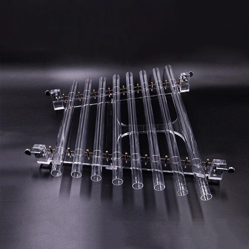 AMAZING SOUND Crystal Harp Singing with Beautiful and Perfect Sound CDEFGABNote With Free Aluminum Alloy Box Percussive