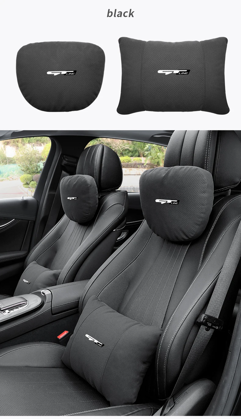 

For KIA GT Line Forte Seltos K5 Sportage Ceed Soul Car Headrest Neck Support Seat Lumbar Cushion Soft Neck Pillow Accessories