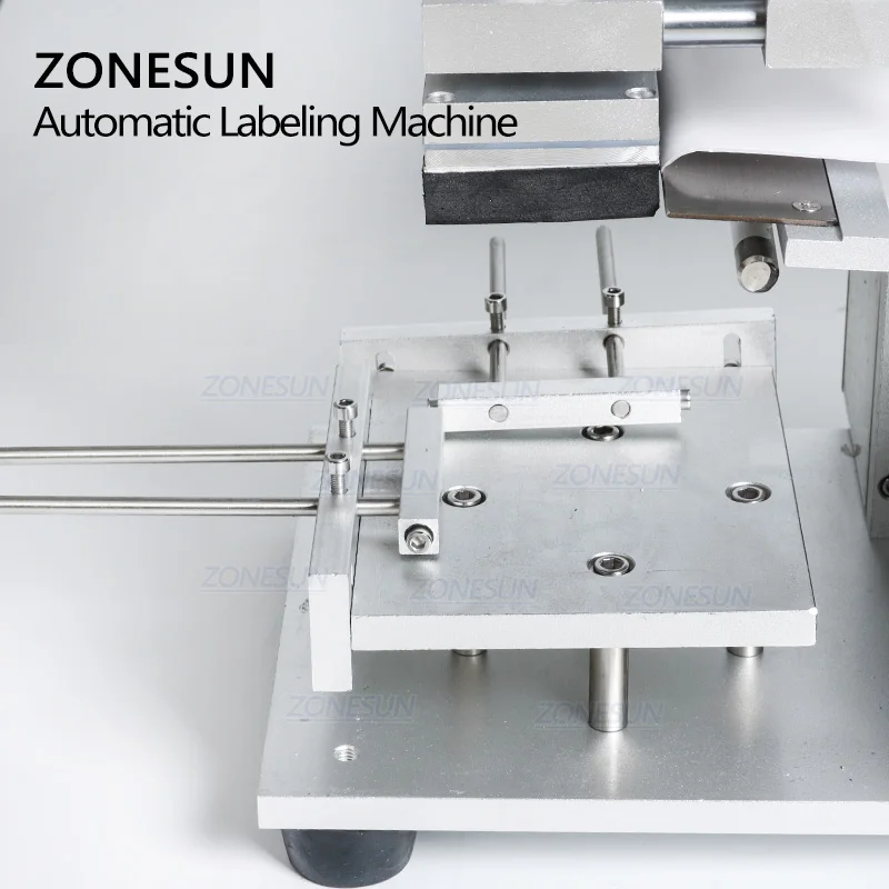 ZONESUN TB-60 Semi-automatic Pneumatic Flat Labeling Machine Drugs Bottle Labeling Machine Medicine Bottle Labeling Machine