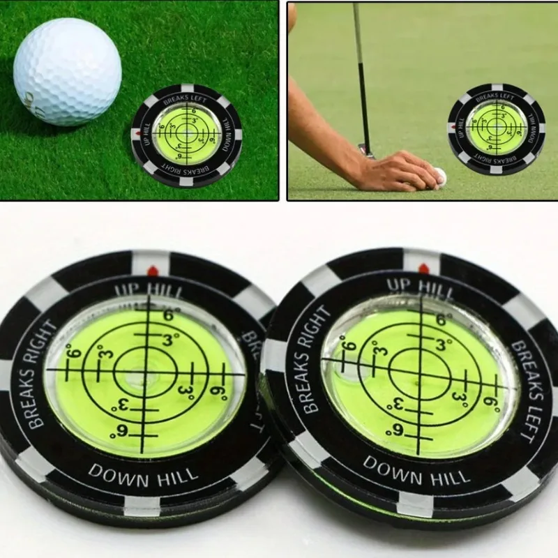 High-precision Circular Golf Putter Ball Mark with A Clear Reading Scale Auxiliary Device Available in Multiple Colors