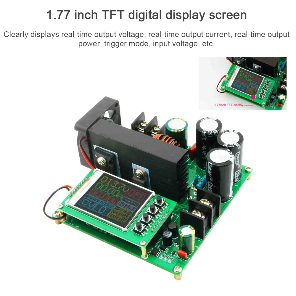 Convertitore Boost 900W 15A modulo di tensione costante a corrente costante DC9-60V ingresso DC10-120V regolatore trasformatore di tensione di uscita