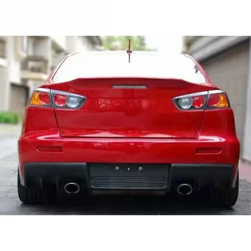 For 2007-2016  Lancer Evolution X Upgraded Modification of Carbon Fiber Trunk Lid  with Ducktail-Style Spoiler view 6